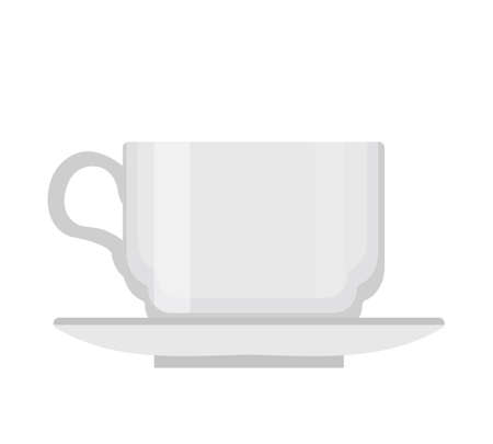 Cup icon vector flat style. Isolated on white background. Vector illustrationのイラスト素材