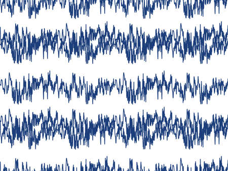 Sound waves seamless pattern.のイラスト素材