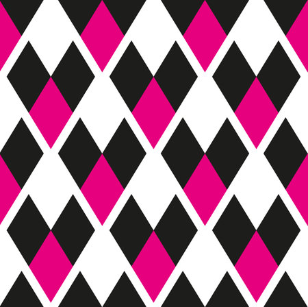 Chess board, seamless pattern. Simple emo y2k vector illustration.のイラスト素材
