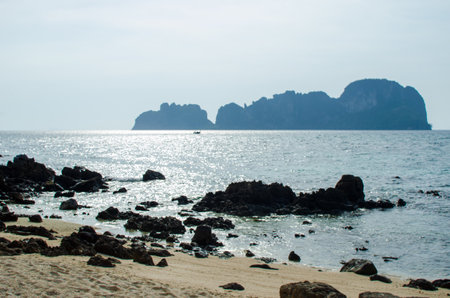 Beautiful views on the island in Phuket.の写真素材