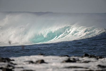 waves and surfingの写真素材