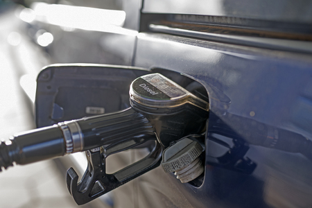 gas station dieselの写真素材