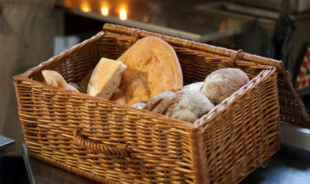 Basket of Bread at food trader