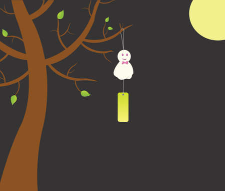 Teru Teru Bozu Handmade Dollのイラスト素材