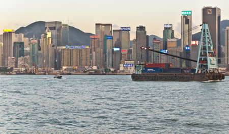 Business And Building In Hong Kongのeditorial素材