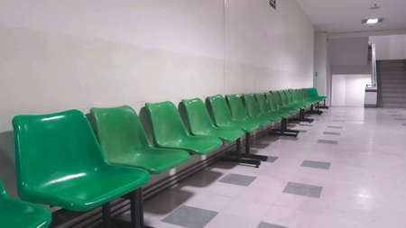 Green Public Row Chair