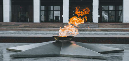 Moscow, Russia, March 22, 2020: Eternal Flame - symbol of victory in World War IIのeditorial素材
