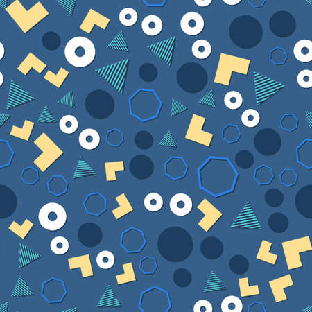 geometric multicolored pattern. The template is suitable for posters, cards, fabrics or wrapping paperのイラスト素材