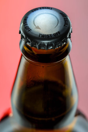 Bottle neck with easy twist off capの写真素材