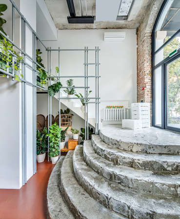 Restaurant in loft styleの写真素材