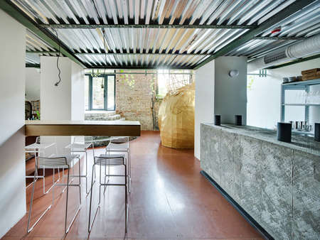 Restaurant in loft styleの写真素材