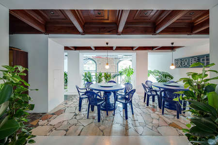 Restaurant in modern styleの写真素材