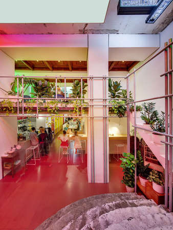 Restaurant in loft styleの写真素材