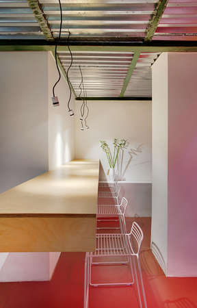 Cafe in modern styleの写真素材
