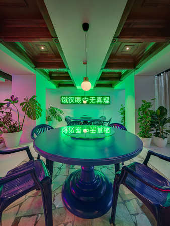 Restaurant in modern styleの写真素材