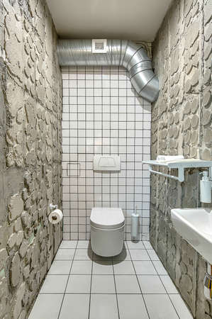 Lavatory in loft styleの写真素材