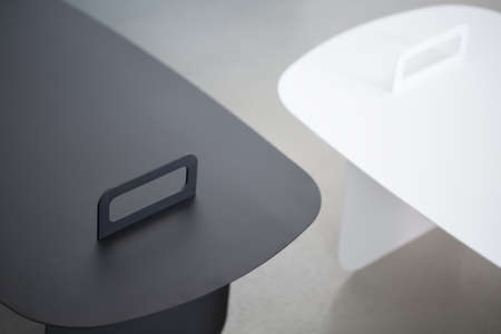 Stylish metal standsの写真素材