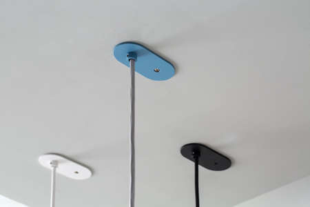 Hanging colorful bracingの写真素材