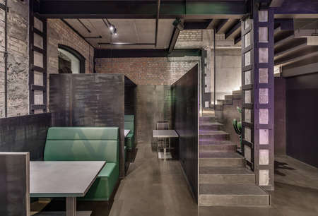 Restaurant in loft style