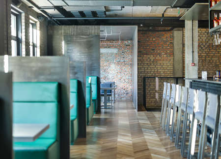 Cafe in a loft styleの写真素材