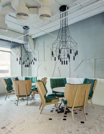 Cafe in loft style