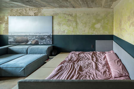 Flat in loft styleの写真素材