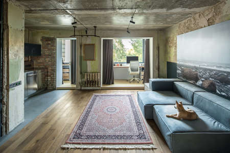 Hall in loft styleの写真素材