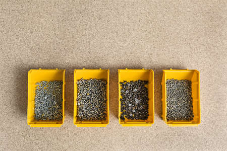 Plastic boxes with screws