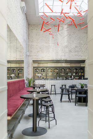 Cafe in loft styleの写真素材