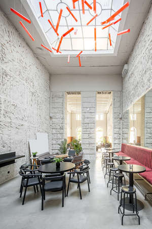 Cafe in loft style
