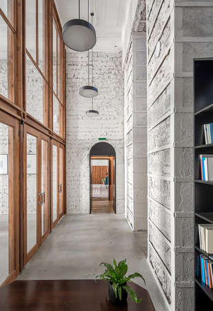 Hall in loft styleの写真素材
