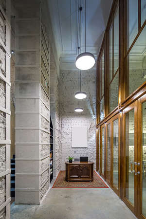 Hall in loft styleの写真素材