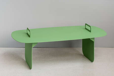 Metal green tableの写真素材