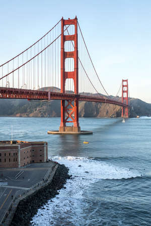 Beautiful cityscape of Golden Gate Bridgeの写真素材