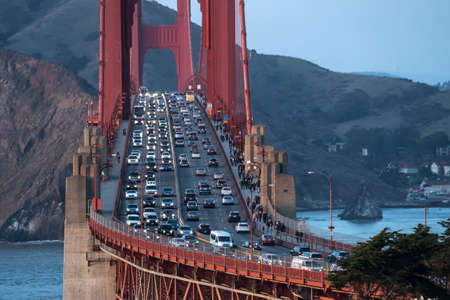 Beautiful cityscape of Golden Gate Bridgeの写真素材