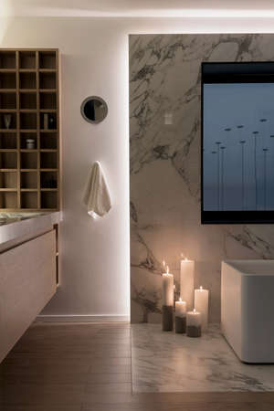 Bathroom in modern styleの写真素材