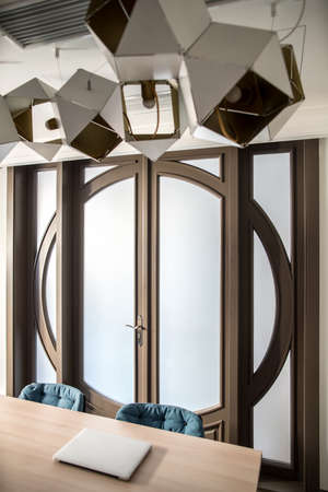 Modern meeting room. Hotels interior shooting.の写真素材