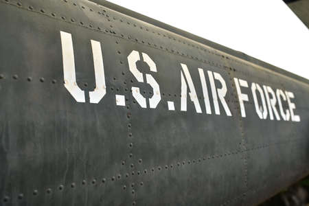 Wreckage B-52 aircraft of time of Vietnamese War in Hanoi museumのeditorial素材