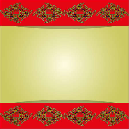 The vector image of background with beautiful patternのイラスト素材