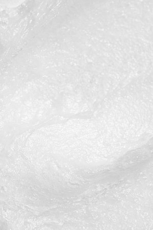 Macro texture of solid coconut oilの写真素材