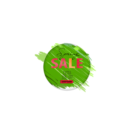 Spring sale background. Vector illustration.のイラスト素材