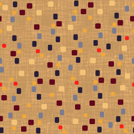 Seamless wall-paper template with geometric colored shapes. Vector illustrationのイラスト素材