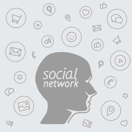 head it specialist in profile - the digital tools employeesのイラスト素材
