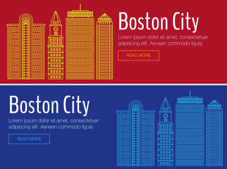 template banner for website header, advertisement.のイラスト素材