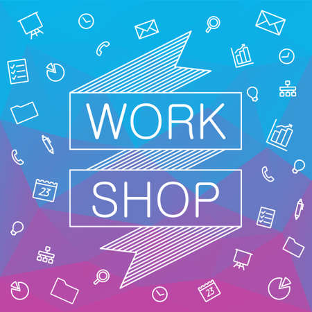 Banner For Hackathon Workshop Square Frame For Thought Banner