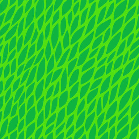 Vector seamless pattern for background. Repeating vector abstract background. Abstract green leaf pattern. Seamless green abstract square pattern. Vector repeating seamless green texture. Leaf patternのイラスト素材