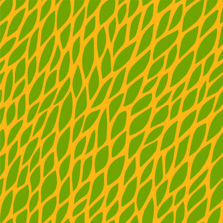 Vector seamless pattern for background. Repeating vector abstract background. Abstract green leaf pattern. Seamless green abstract square pattern. Vector repeating seamless green texture. Leaf patternのイラスト素材