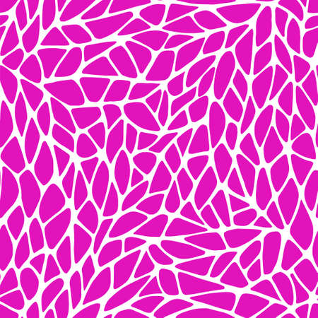Vector seamless pattern for background. Repeating vector abstract background. Abstract pink floral pattern.のイラスト素材