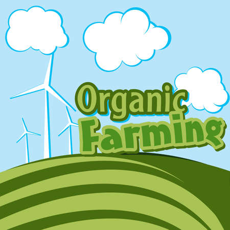 Organic Farmingのイラスト素材