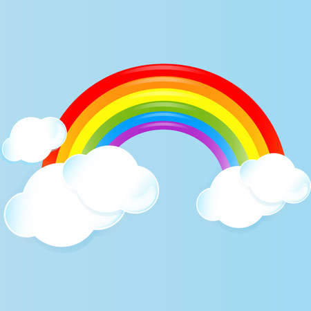 Rainbowのイラスト素材